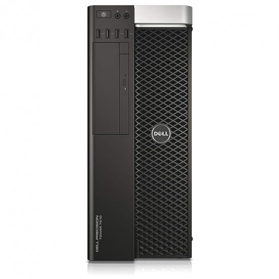 Dell Precision Tower (7810) Workstation: Dual Intel Xeon Processor E5-2673 v3 (12 Cores,30M Cache, 2.40 GHz) I 32GB RAM I 512GB SSD+2TB HDD I NVIDIA Quadro K2200 4GB Graphics I Windows 10 Pro With HP 24" FHD IPS Monitor & New K/B Mouse Kit Wired 