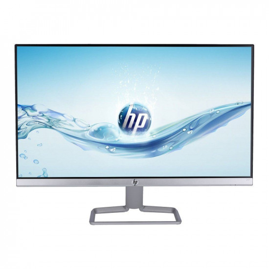 HP 24 inch (61.0 cm) Ultra-Slim LED Backlit Gaming Monitor - Full HD, 75 Hz Refresh Rate, AMD Free Sync,Anti-Glare, IPS Panel with VGA and HDMI Ports - HP 24F Display - 3AL28AA (Silver)