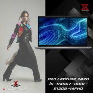 Dell Latitude 7420 Business Edition Laptop ( 11th Generation intel® Core™ i5-1145G7 Processor 8M Cache, up to 4.40 GHz, with IPU I 14" FHD Display I 16GB RAM I 512GB PCIe SSD I Windows 11 Pro I Intel® Iris® Xe Graphics I Silver 1.34 Kg