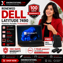 Dell Latitude 7490 Business Edition Laptop ( 8th GenerationIntel® Core™ i7-8650U Processor 8M Cache, up to 4.20 GHz I 14" FHD Display I 8GB RAM I 256GB PCIe SSD I Windows 11 Pro I Intel® UHD Graphics 620 I Black I 1.34 Kg