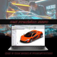 Dell Precision 5550 Mobile Workstation (10th Generation Intel® Octa Core™ i7-10875H Processor 16M Cache, up to 5.10 GHz  I 15.6" 4K Touch Display I 16GB RAM I 512GB NVMe SSD I Windows 11 Pro I Nvidia Quadro T2000 4GB Graphics I Silver I 1.9 Kg