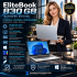 HP EliteBook 830 G8 11th Gen Intel® Core™ i7-1185G7 Processor 12M Cache, up to 4.80 GHz, with IPU I 13.3" FHD Display I 16GB RAM I 512GB NVMe SSD I Windows 11 Pro I Intel® Iris® Xe Graphics I Audio By Bang & Olufsen I Silver I 1.32 Kg