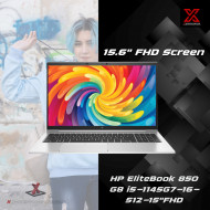 HP EliteBook 850 G8 Premium Laptop 11th Generation Intel® Core™ i5-1145G7 Processor 8M Cache, up to 4.40 GHz I 15.6" FHD Display I 16GB RAM I 512B NVMe SSD I Windows 11 Pro I Iris® Xe Graphics I Audio By Bang & Olufsen I Silver I 1.72 Kg HP EliteBook 850 G8 Premium Laptop 11th Generation Intel® Core™ i5-1145G7 Processor 8M Cache, up to 4.40 GHz I 15.6" FHD Display I 16GB RAM I 512B NVMe SSD I Windows 11 Pro I Iris® Xe Graphics I Audio By Bang & Olufsen I Silver I 1.72 Kg
