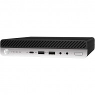 HP ProDesk 400 G4 Desktop Mini PC 8th Generation intel® Core™ i3-8100T Processor 6M Cache, up to 3.10 GHz I 8GB RAM I 256GB PCIe SSD I Windows 11 Pro I UHD 630 Graphics I Wifi Ready I Hp 65 Watts Charger I Silver-Black I 1.48 Kg
