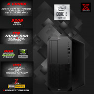 HP Z2 Tower G5 Workstation 10th Generation Intel® Hexa Core™ i5-10600 Processor 12M Cache, up to 4.80 GHz I 32GB RAM I 1TB NVMe SSD I Windows 11 Pro I Nvidia Quadro P4000 8GB Graphics I Black I 10 Kg HP Z2 Tower G5 Workstation 10th Generation Intel® Hexa Core™ i5-10600 Processor 12M Cache, up to 4.80 GHz I 32GB RAM I 1TB NVMe SSD I Windows 11 Pro I Nvidia Quadro P4000 8GB Graphics I Black I 10 Kg