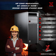 HP Z440 Workstation Intel® Xeon® 14 Cores & 28 Threads Processor E5-2680 v4 Processor 35M Cache up to 3.30GHz I 32GB RAM I 500GB+500GB SSD I Windows 10 Pro I Nvidia Quadro P4000 8GB Graphics I Black I 12 Kg