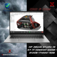HP ZBook Studio 15 G7 Mobile Workstation 10th Generation Intel® Hexa Core™ i7-10850H Processor 12M Cache, up to 5.10 GHz I 15.6" FHD Display I 32GB RAM I 512GB SSD I Windows 11 Pro I Nvidia Quadro T1000 4GB I Silver 1.82 Kg